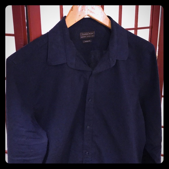 ZARA Slim Fit Dress Shirt - Picture 1 of 4